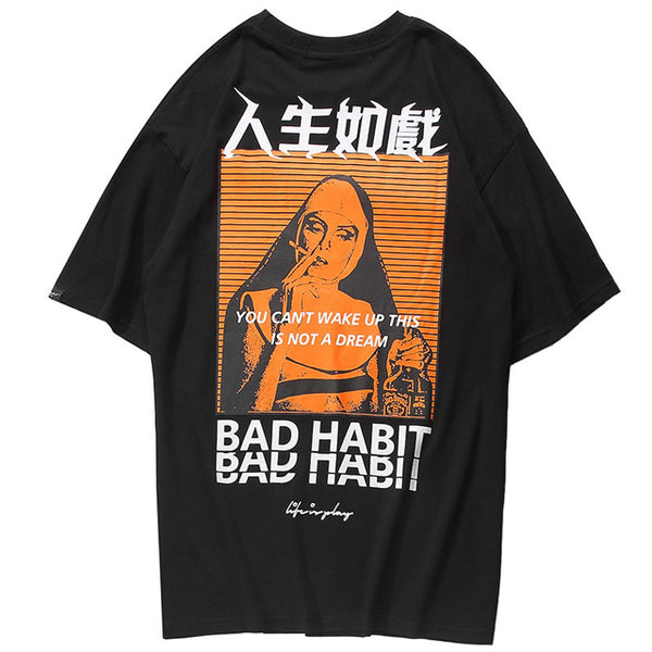 Bad Habit Smoking Sister Cotton Tshirt